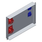 MEHLER - Steckdosenblech Breite B, Höhe 300mm