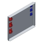 MEHLER - Steckdosenblech Breite C, Höhe 500mm