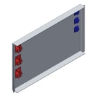 MEHLER - Steckdosenblech Breite D, Höhe 500mm