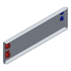 MEHLER - Steckdosenblech Breite E, Höhe 300mm