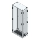 MEHLER - TSRM-Eckschrank BxTxH 400x800x1800mm inkl. Rückwand,Bodenblech, 1x Seitenwand