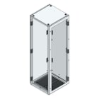 MEHLER - TSRM-Eckschrank BxTxH 600x600x1800mm inkl. Rückwand,Bodenblech, 1x Seitenwand