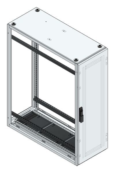 MEHLER - Anreihschrank BxHxT 400x1200x1000mm o. Rückwand, o. Seitenwand, m. Türe 1fl.