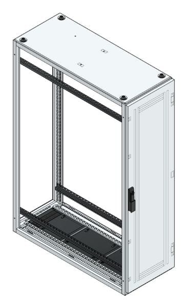 MEHLER - Anreihschrank BxHxT 400x1400x1000mm o. Rückwand, o. Seitenwand, m. Türe 1fl.
