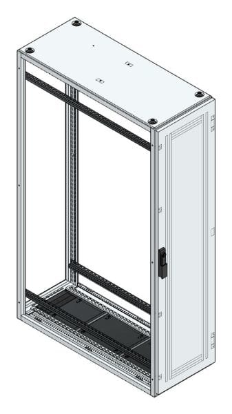 MEHLER - Anreihschrank BxHxT 400x1600x1000mm o. Rückwand, o. Seitenwand, m. Türe 1fl.