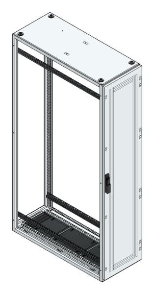 MEHLER - Anreihschrank BxHxT 400x1800x1000mm o. Rückwand, o. Seitenwand, m. Türe 1fl.
