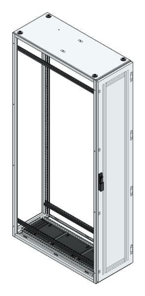MEHLER - Anreihschrank BxHxT 400x2000x1000mm o. Rückwand, o. Seitenwand, m. Türe 1fl.