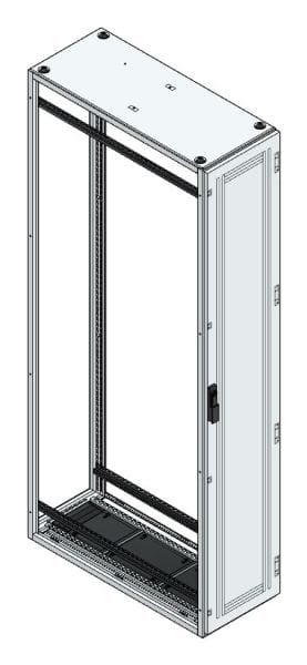 MEHLER - Anreihschrank BxHxT 400x2200x1000mm o. Rückwand, o. Seitenwand, m. Türe 1fl.