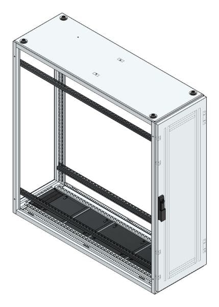 MEHLER - Anreihschrank BxHxT 400x1200x1200mm o. Rückwand, o. Seitenwand, m. Türe 1fl.