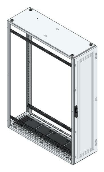 MEHLER - Anreihschrank BxHxT 400x1600x1200mm o. Rückwand, o. Seitenwand, m. Türe 1fl.