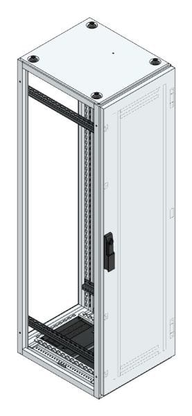 MEHLER - Anreihschrank BxHxT 400x1400x500mm o. Rückwand, o. Seitenwand, m. Türe 1fl.