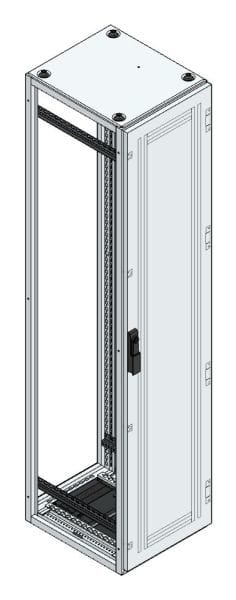 MEHLER - Anreihschrank BxHxT 400x1800x500mm o. Rückwand, o. Seitenwand, m. Türe 1fl.
