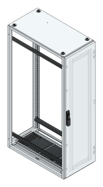 MEHLER - Anreihschrank BxHxT 400x1400x800mm o. Rückwand, o. Seitenwand, m. Türe 1fl.