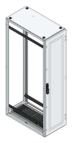 MEHLER - Anreihschrank BxHxT 400x1600x800mm o. Rückwand, o. Seitenwand, m. Türe 1fl.
