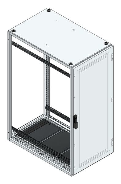 MEHLER - Anreihschrank BxHxT 600x1400x1000mm o. Rückwand, o. Seitenwand, m. Türe 1fl.