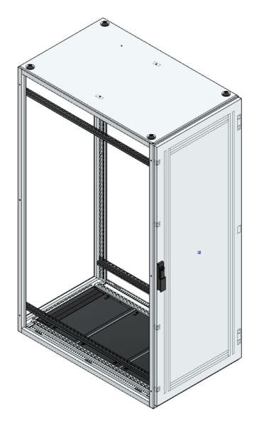 MEHLER - Anreihschrank BxHxT 600x1600x1000mm o. Rückwand, o. Seitenwand, m. Türe 1fl.