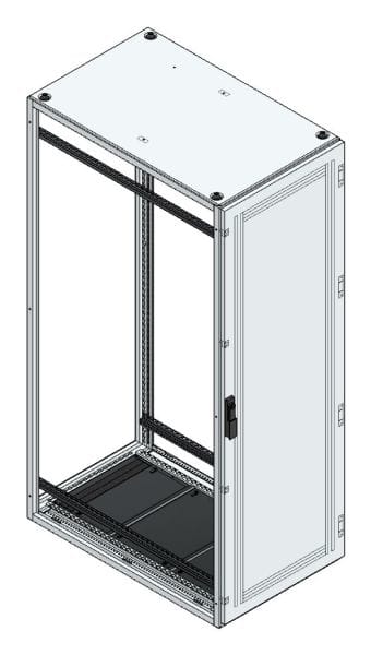MEHLER - Anreihschrank BxHxT 600x1800x1000mm o. Rückwand, o. Seitenwand, m. Türe 1fl.