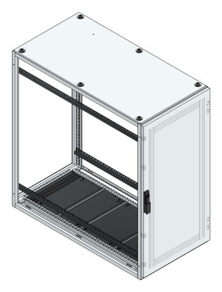 MEHLER - Anreihschrank BxHxT 600x1200x1200mm o. Rückwand, o. Seitenwand, m. Türe 1fl.