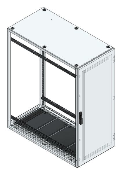 MEHLER - Anreihschrank BxHxT 600x1400x1200mm o. Rückwand, o. Seitenwand, m. Türe 1fl.