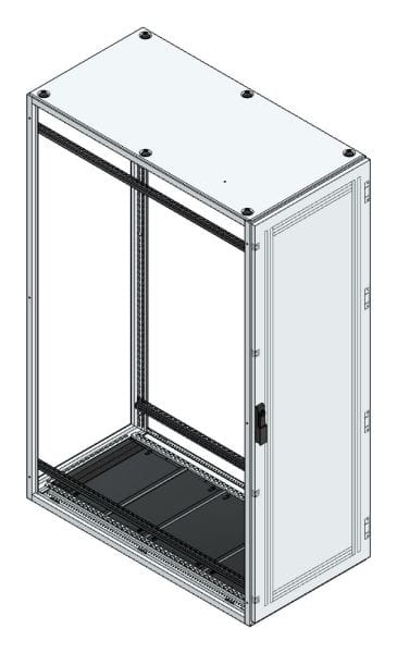 MEHLER - Anreihschrank BxHxT 600x1800x1200mm o. Rückwand, o. Seitenwand, m. Türe 1fl.