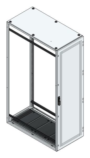 MEHLER - Anreihschrank BxHxT 600x2000x1200mm o. Rückwand, o. Seitenwand, m. Türe 1fl.