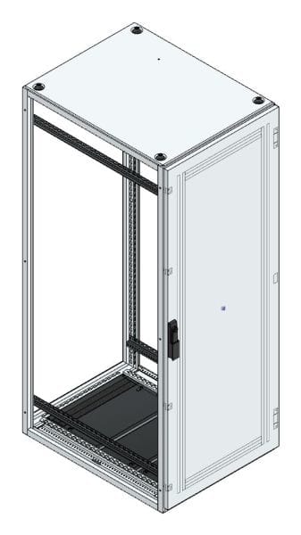 MEHLER - Anreihschrank BxHxT 600x1600x800mm o. Rückwand, o. Seitenwand, m. Türe 1fl.