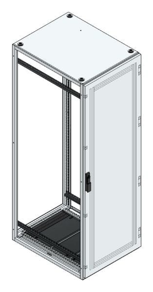 MEHLER - Anreihschrank BxHxT 600x1800x800mm o. Rückwand, o. Seitenwand, m. Türe 1fl.