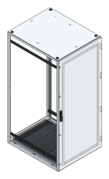 MEHLER - Anreihschrank BxHxT 800x1800x1000mm o. Rückwand, o. Seitenwand, m. Türe 1fl.