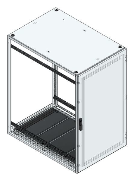 MEHLER - Anreihschrank BxHxT 800x1400x1200mm o. Rückwand, o. Seitenwand, m. Türe 1fl.