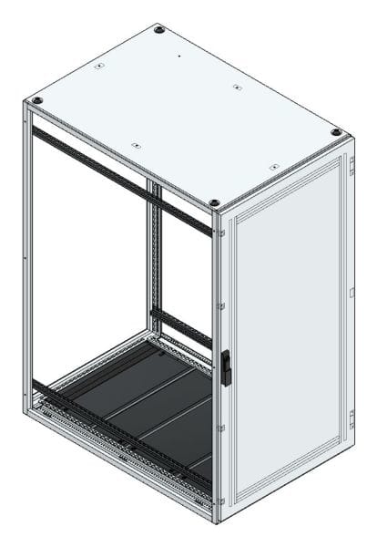 MEHLER - Anreihschrank BxHxT 800x1600x1200mm o. Rückwand, o. Seitenwand, m. Türe 1fl.