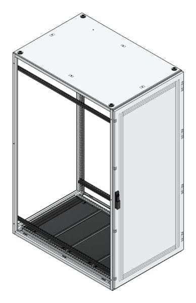 MEHLER - Anreihschrank BxHxT 800x1800x1200mm o. Rückwand, o. Seitenwand, m. Türe 1fl.