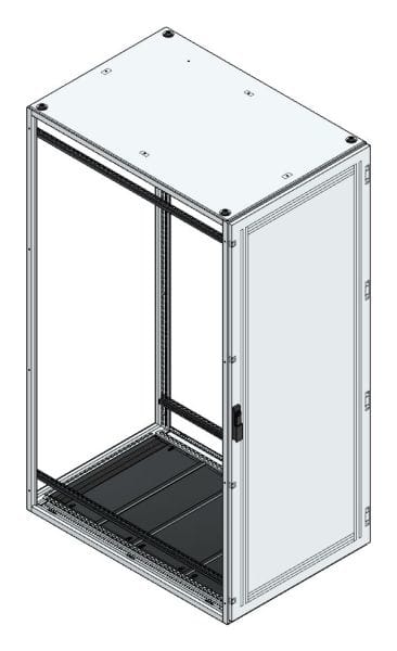 MEHLER - Anreihschrank BxHxT 800x2000x1200mm o. Rückwand, o. Seitenwand, m. Türe 1fl.
