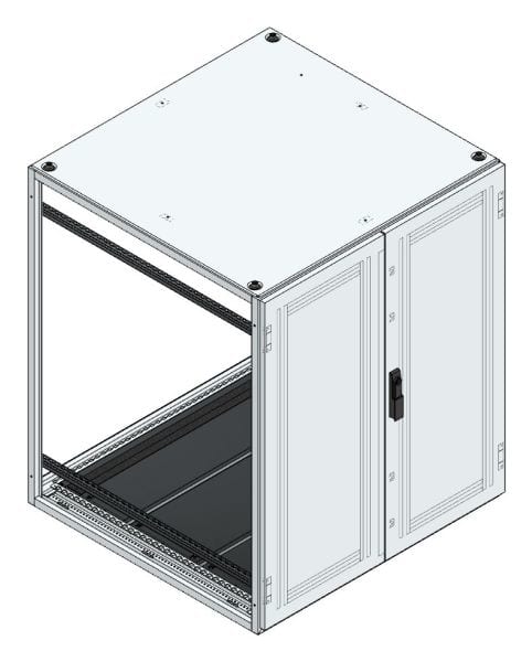 MEHLER - Anreihschrank BxHxT 1000x1200x1000mm o. Rückwand, o. Seitenwand, m. Türe 2fl.