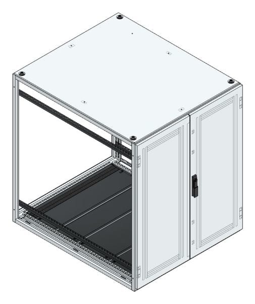 MEHLER - Anreihschrank BxHxT 1000x1200x1200mm o. Rückwand, o. Seitenwand, m. Türe 2fl.