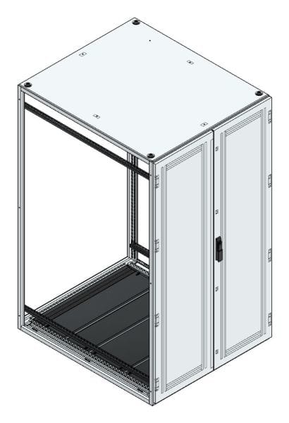 MEHLER - Anreihschrank BxHxT 1000x1800x1200mm o. Rückwand, o. Seitenwand, m. Türe 2fl.