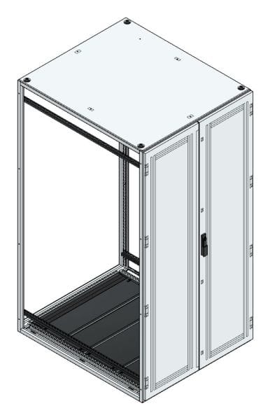 MEHLER - Anreihschrank BxHxT 1000x2000x1200mm o. Rückwand, o. Seitenwand, m. Türe 2fl.