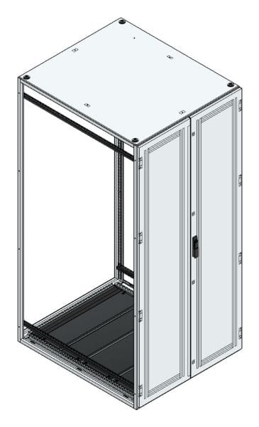 MEHLER - Anreihschrank BxHxT 1000x2200x1200mm o. Rückwand, o. Seitenwand, m. Türe 2fl.