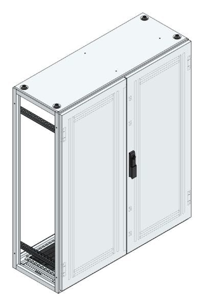MEHLER - Anreihschrank BxHxT 1000x1200x400mm o. Rückwand, o. Seitenwand, m. Türe 2fl.