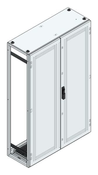 MEHLER - Anreihschrank BxHxT 1000x1600x400mm o. Rückwand, o. Seitenwand, m. Türe 2fl.