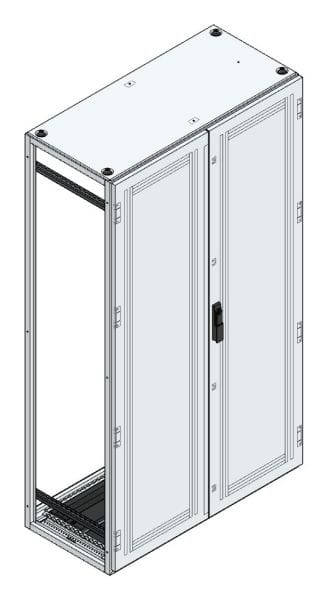 MEHLER - Anreihschrank BxHxT 1000x1800x500mm o. Rückwand, o. Seitenwand, m. Türe 2fl.