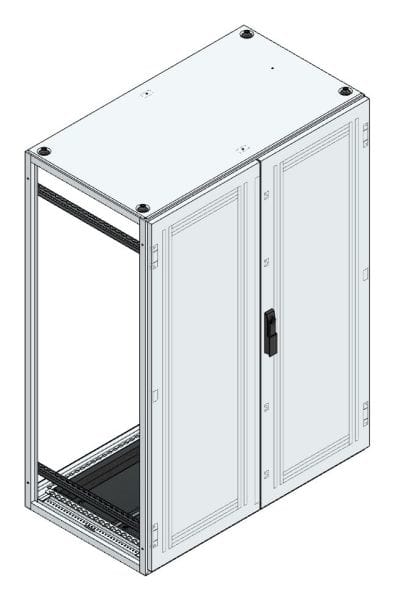 MEHLER - Anreihschrank BxHxT 1000x1400x600mm o. Rückwand, o. Seitenwand, m. Türe 2fl.