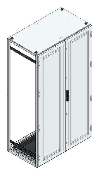 MEHLER - Anreihschrank BxHxT 1000x1800x600mm o. Rückwand, o. Seitenwand, m. Türe 2fl.
