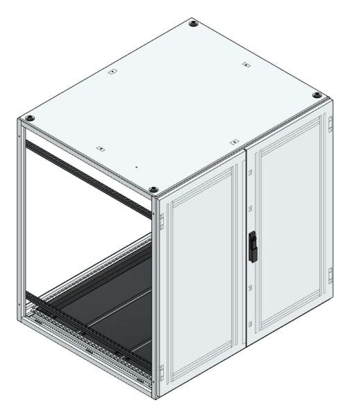 MEHLER - Anreihschrank BxHxT 1200x1200x1000mm o. Rückwand, o. Seitenwand, m. Türe 2fl.