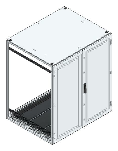 MEHLER - Anreihschrank BxHxT 1200x1400x1000mm o. Rückwand, o. Seitenwand, m. Türe 2fl.