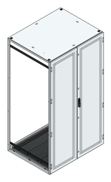 MEHLER - Anreihschrank BxHxT 1200x2200x1000mm o. Rückwand, o. Seitenwand, m. Türe 2fl.