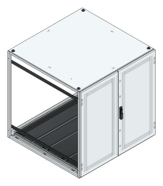 MEHLER - Anreihschrank BxHxT 1200x1200x1200mm o. Rückwand, o. Seitenwand, m. Türe 2fl.