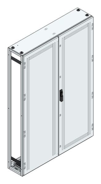 MEHLER - Anreihschrank BxHxT 1200x1800x300mm o. Rückwand, o. Seitenwand, m. Türe 2fl.