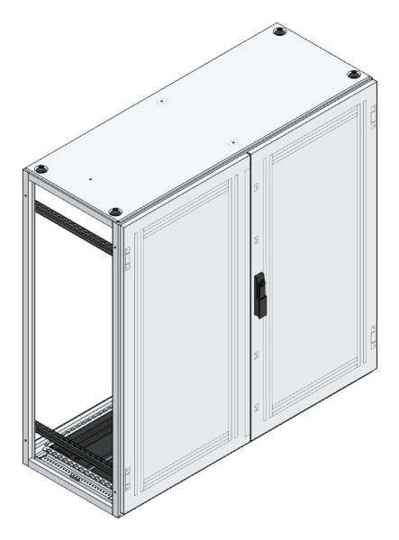 MEHLER - Anreihschrank BxHxT 1200x1200x500mm o. Rückwand, o. Seitenwand, m. Türe 2fl.