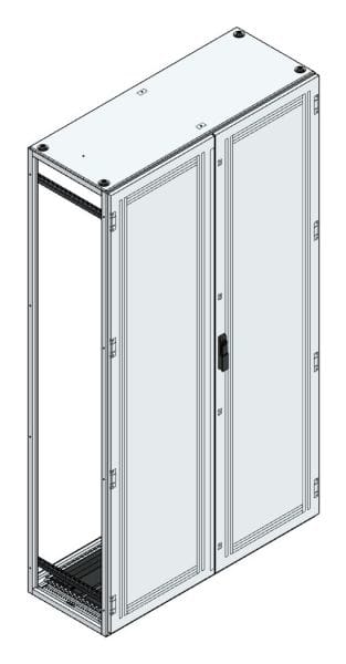 MEHLER - Anreihschrank BxHxT 1200x2200x500mm o. Rückwand, o. Seitenwand, m. Türe 2fl.