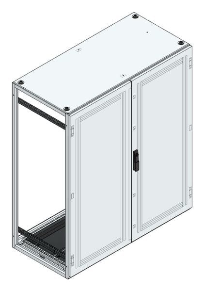 MEHLER - Anreihschrank BxHxT 1200x1400x600mm o. Rückwand, o. Seitenwand, m. Türe 2fl.